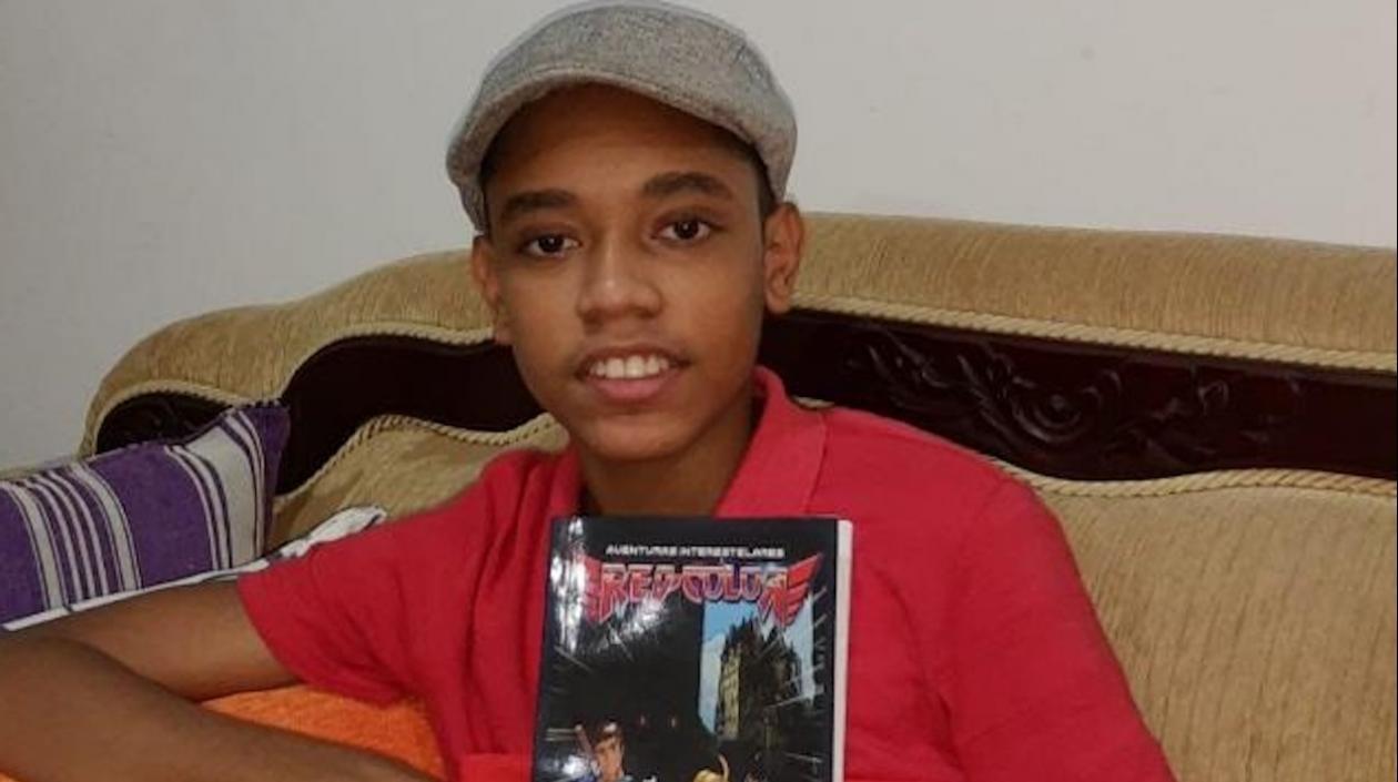 Daniel Agámez Aguilar, joven escritor.