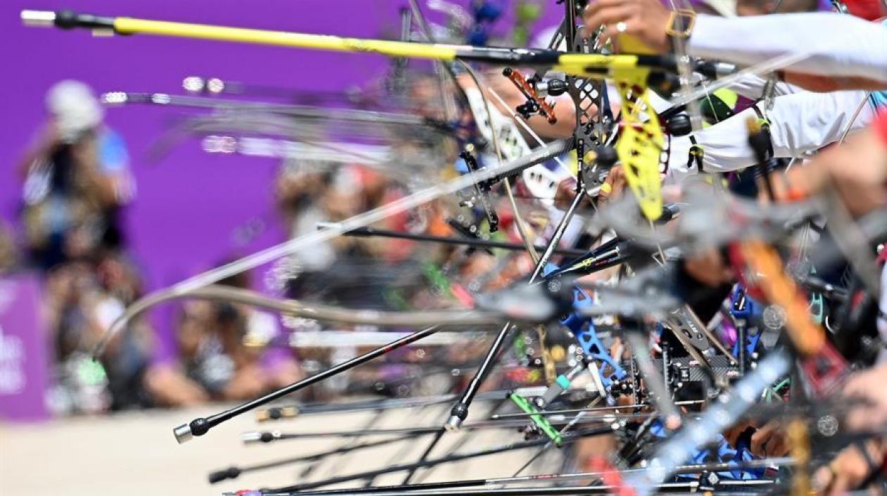 Competencia previa a la inauguración.