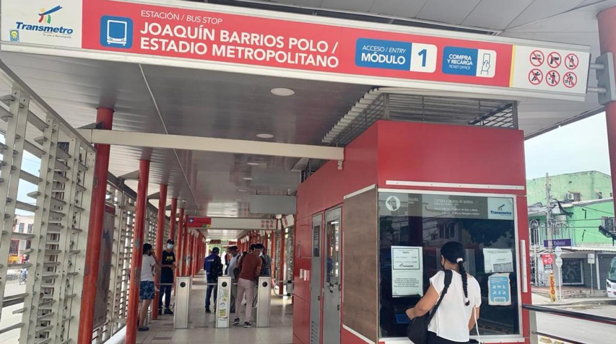Estación Joaquín Barrios Polo