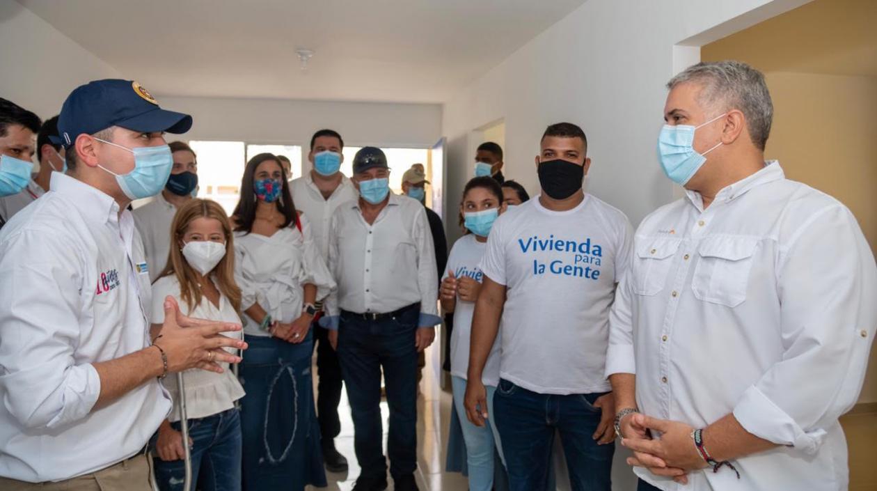 Iván Duque en Sabanagrande.