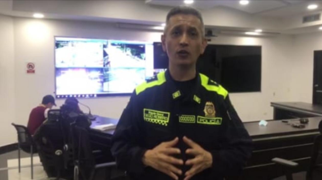 General Diego Rosero, comandante de la Policía Metropolitana.