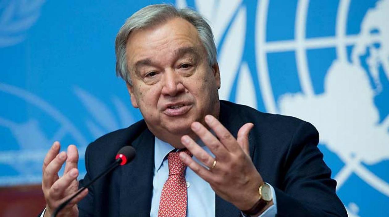 El secretario general de la ONU, António Guterres.