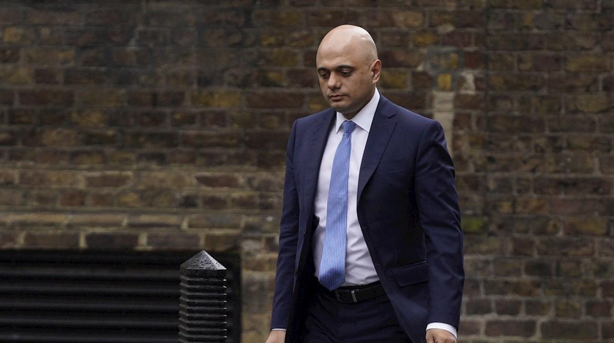 El ministro británico de Sanidad Sajid Javid. 