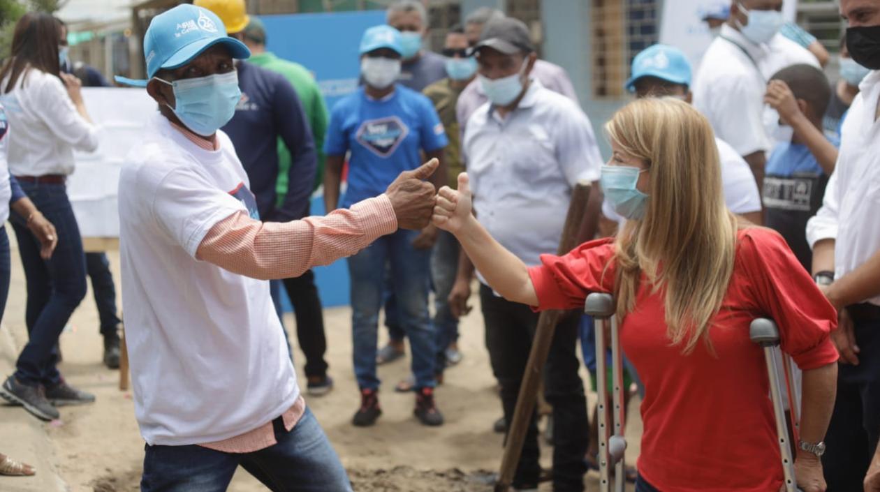 La Gobernadora del Atlántico, Elsa Noguera.