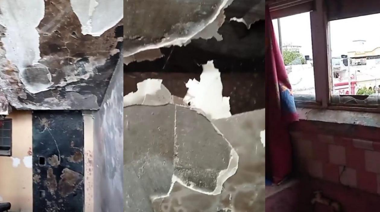 Imágenes de cómo quedó el apartamento.