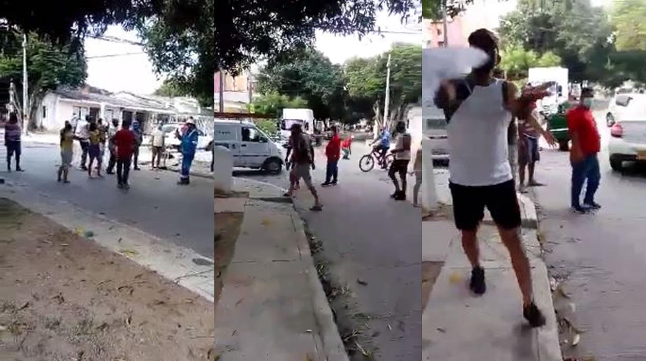 Iban a un tendido de redes y comunidad atacó a operario de Air-e