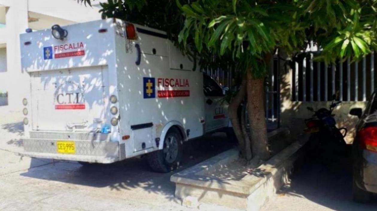 El CTI de la Fiscalía se encargó de la inspección del cadáver.