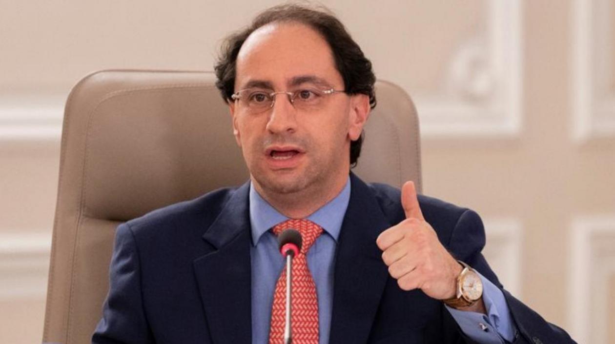 El Ministro de Hacienda, José Manuel Restrepo.