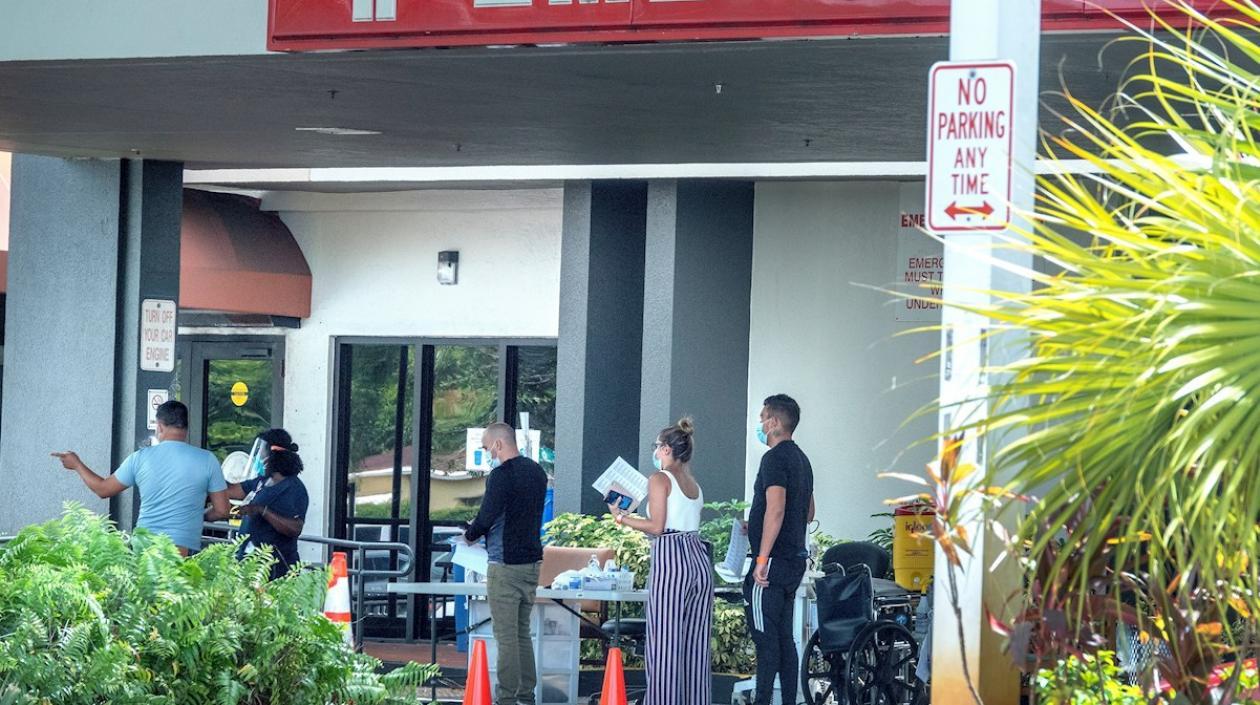 Las hospitalizaciones por el Covid-19 aumentaron en La Florida.