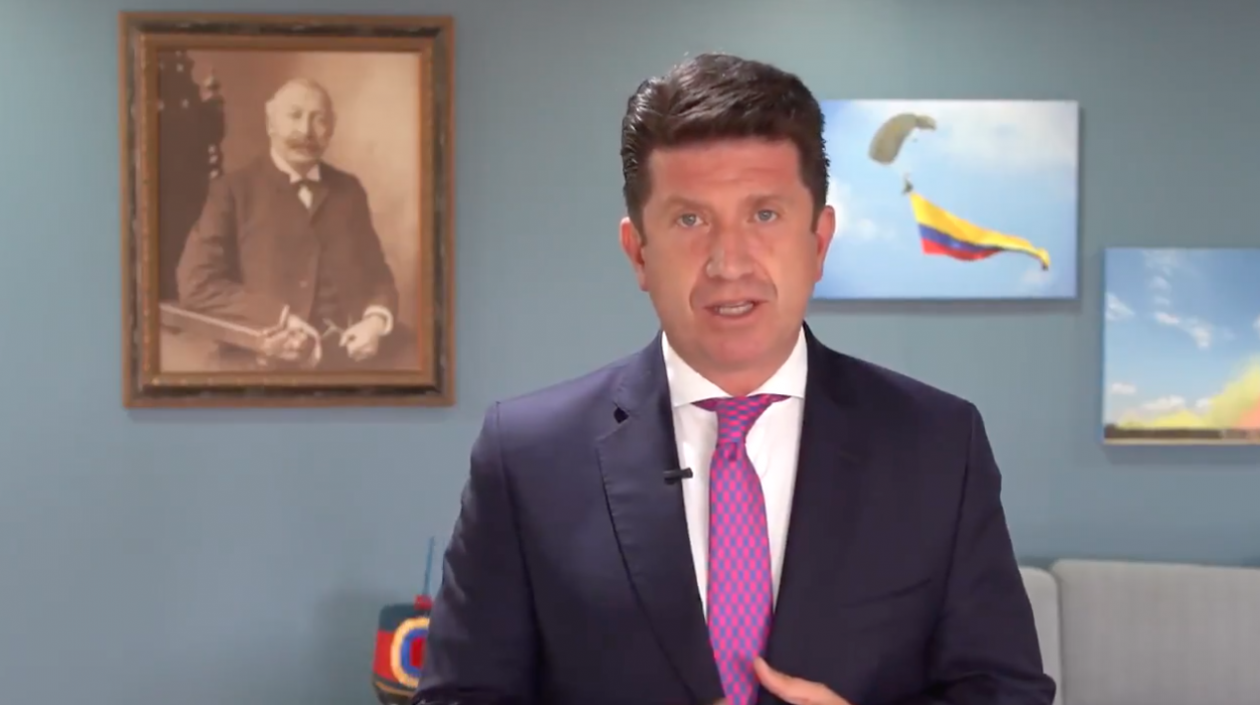 El Ministro de Defensa, Diego Molano.