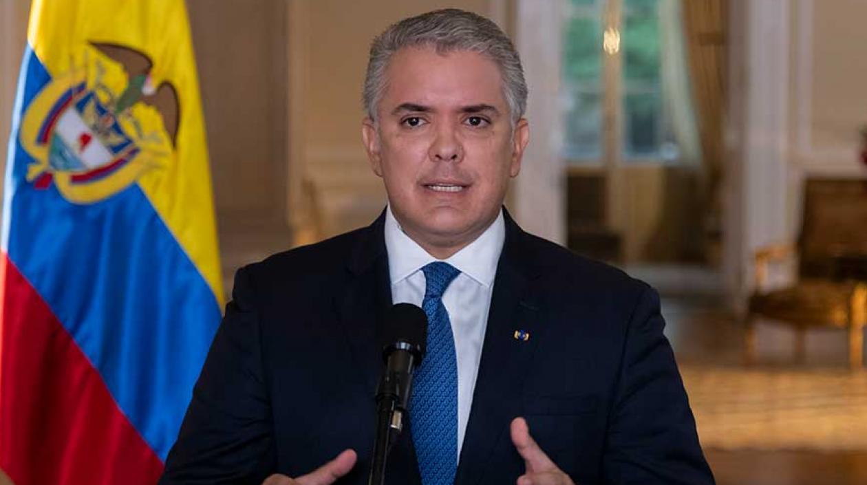 Iván Duque, presidente de Colombia.