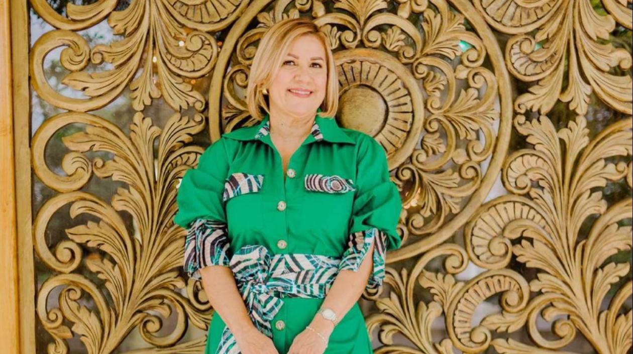 Perla Dávila, diseñadora colombiana invitada como jurado.