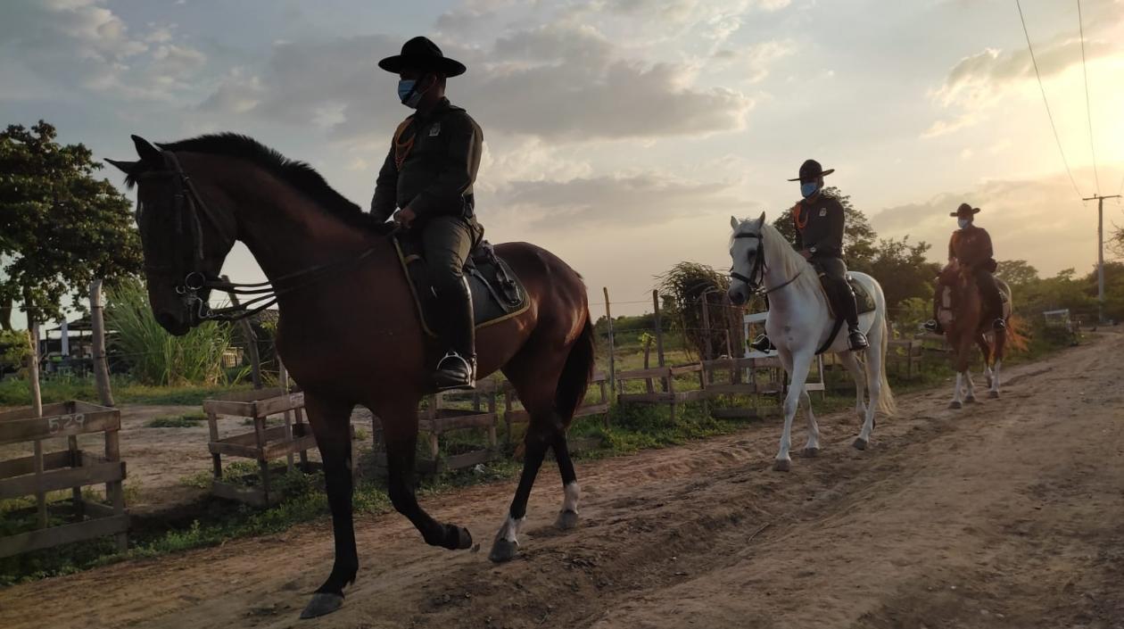 La Policía de Carabineros realiza patrullajes en la zona rural