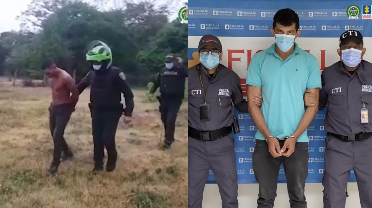 Los dos responsables del hecho fueron capturados por la Policía y el CTI. 