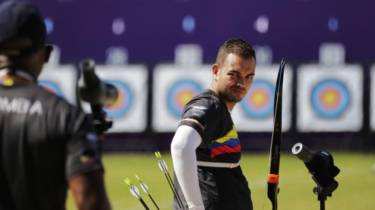 Daniel Pineda, arquero colombiano. 