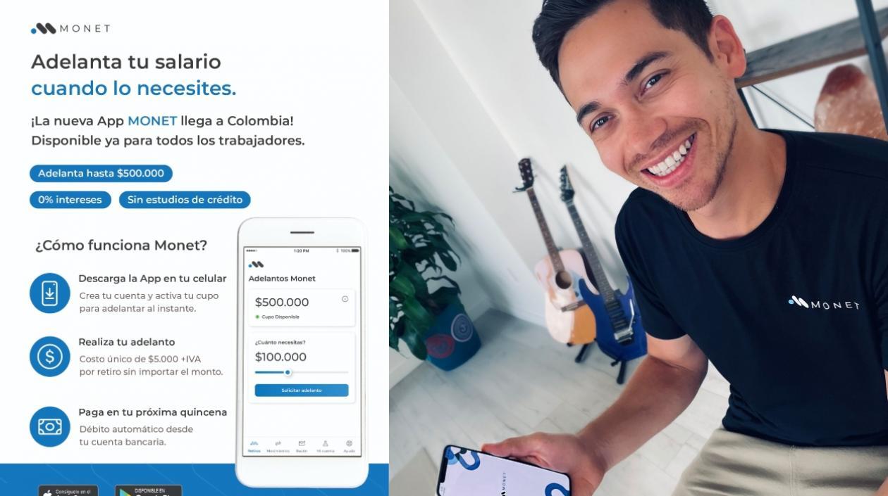 La aplicación y el empresario Freddy Fernández.