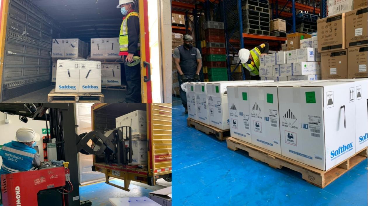 Vacunas Pfizer de Covid-19 para segundas dosis llegaron a Colombia.