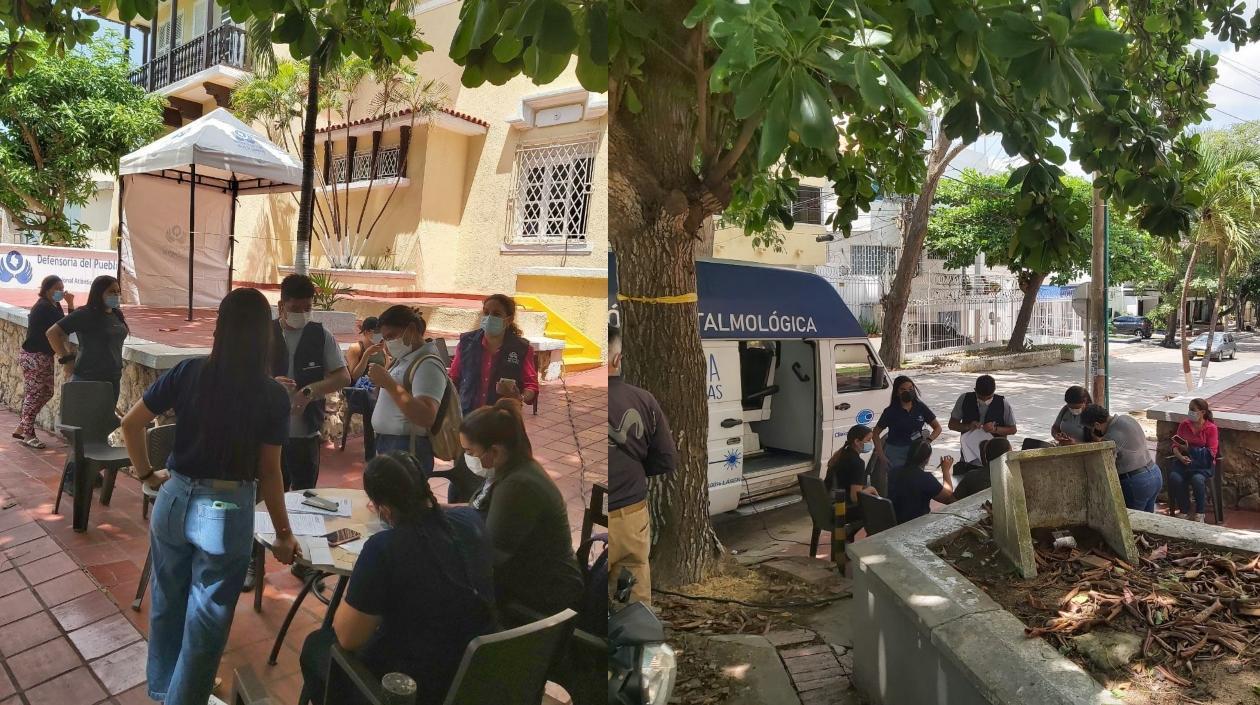 Imágenes de la jornada.