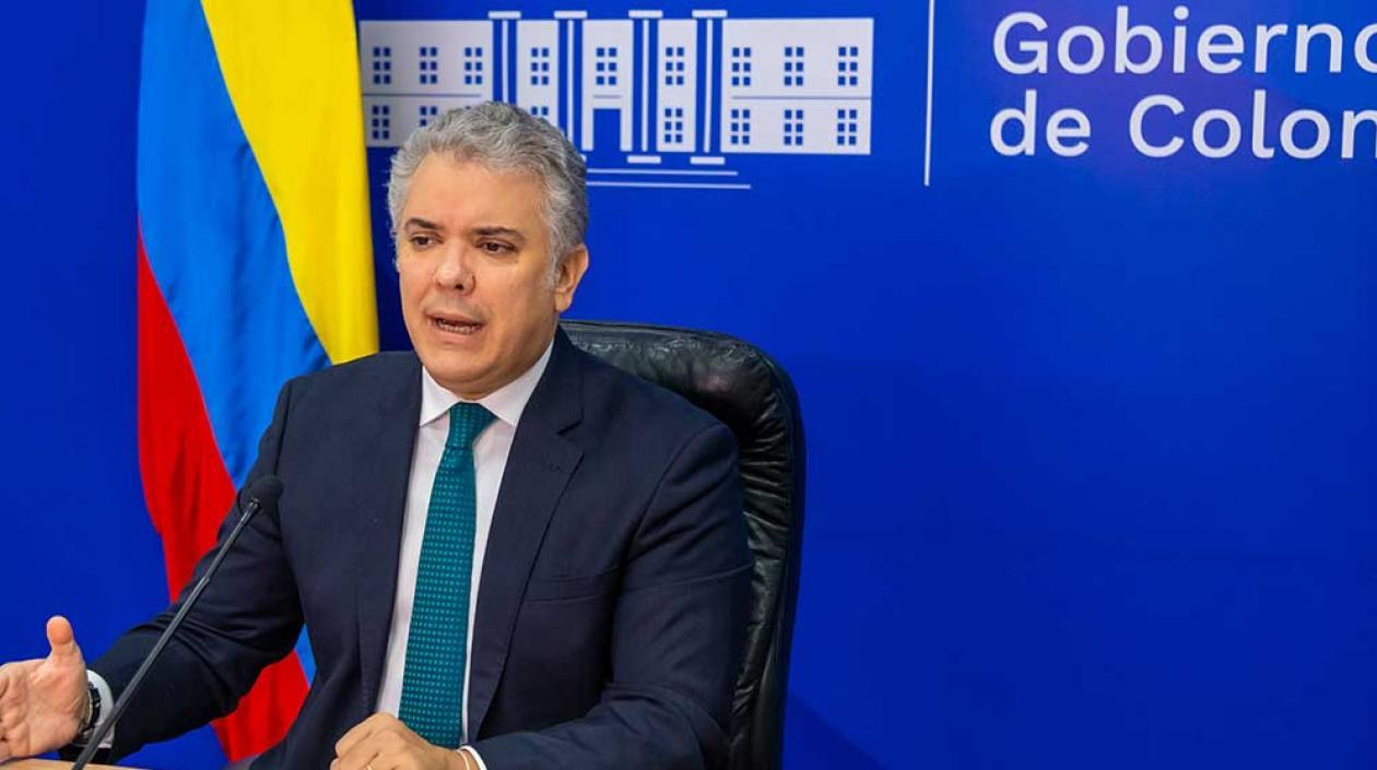 El Presidente de la República, Iván Duque.