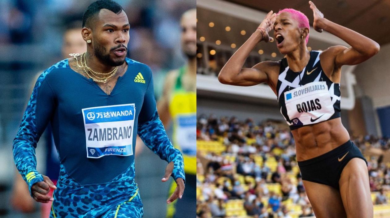 Anthony Zambrano y Yulimar Rojas. 