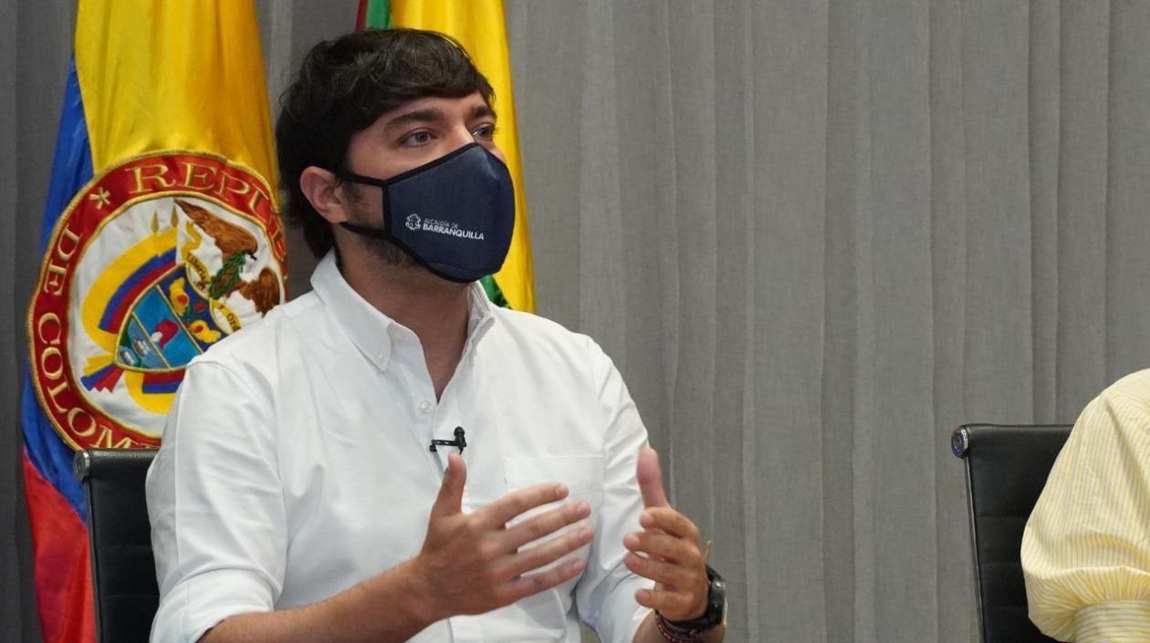 El alcalde de Barranquilla, Jaime Pumarejo.