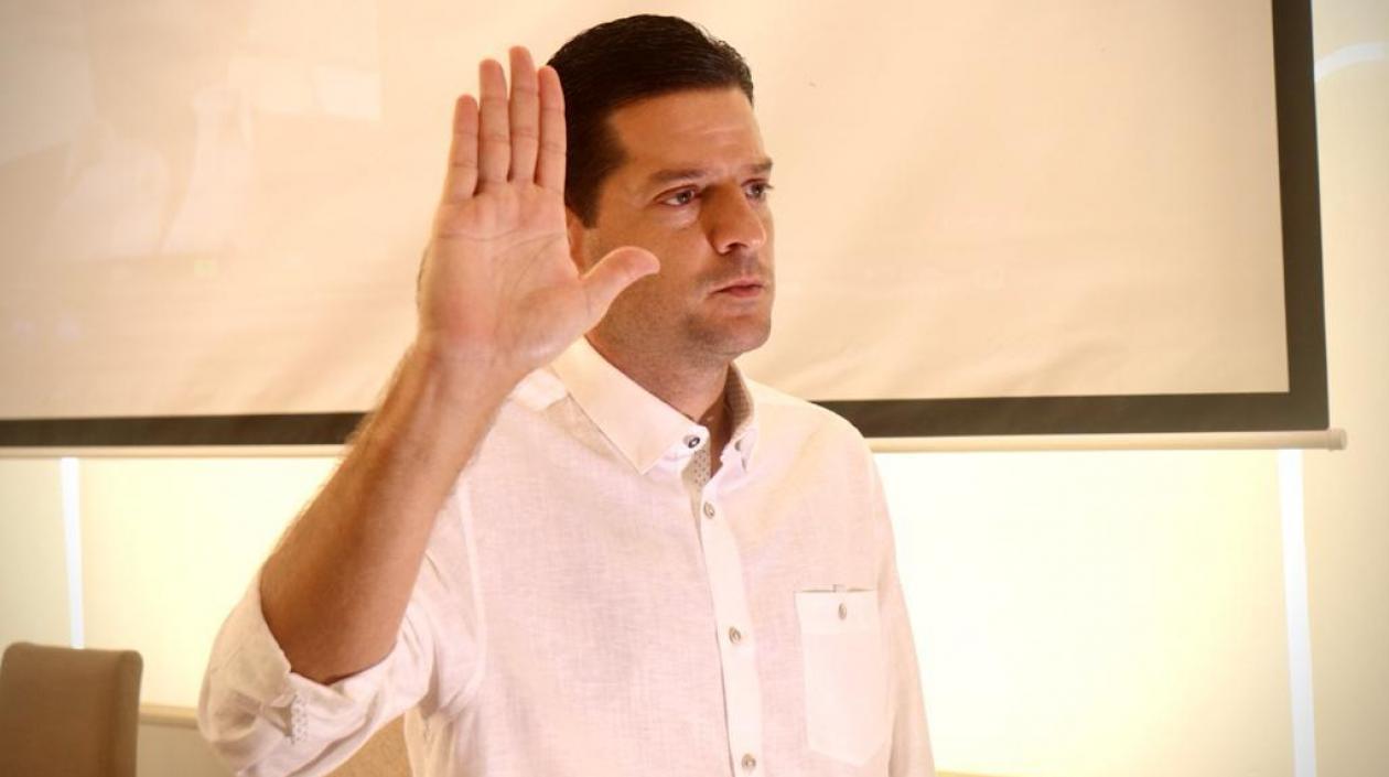 El senador Mauricio Gómez Amín.