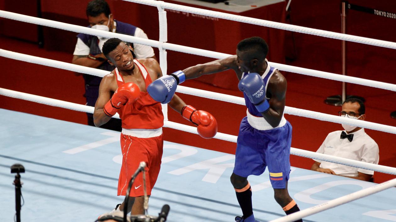 Yuberjen Martínez, boxeador colombiano. 