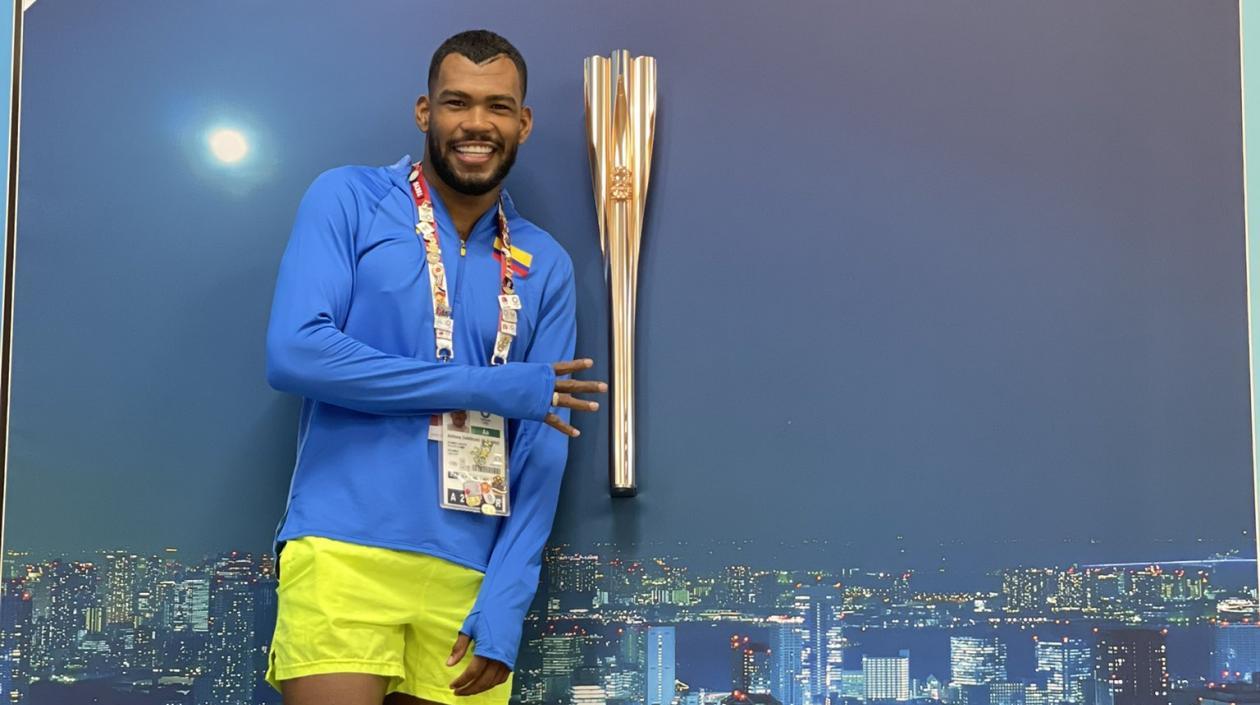 Anthony Zambrano, atleta colombiano. 