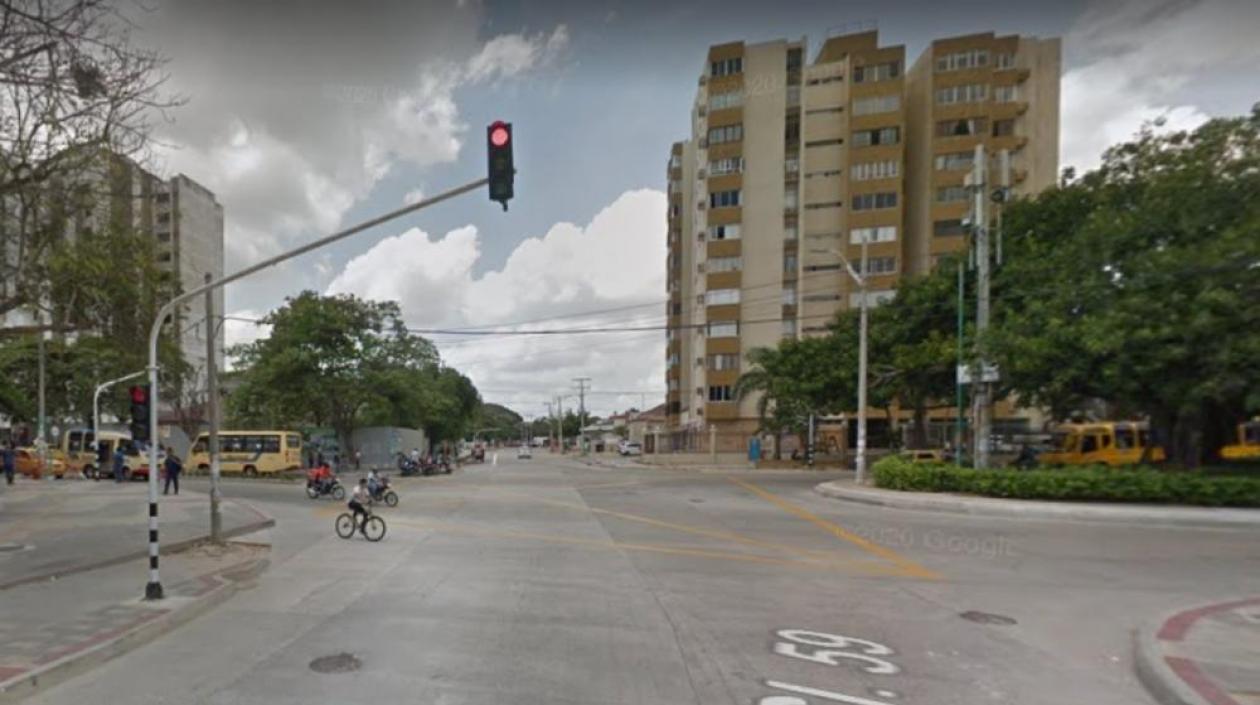 El hecho ocurrió en la calle 59 con carrera 54. 