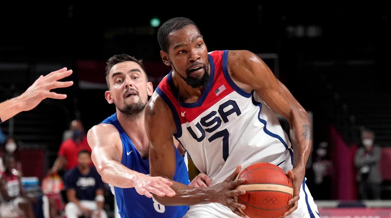 Kevin Durant, jugador de los Estados Unidos. 