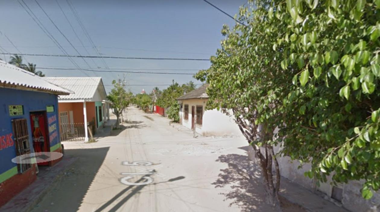 Lugar donde ocurrió el accidente. 