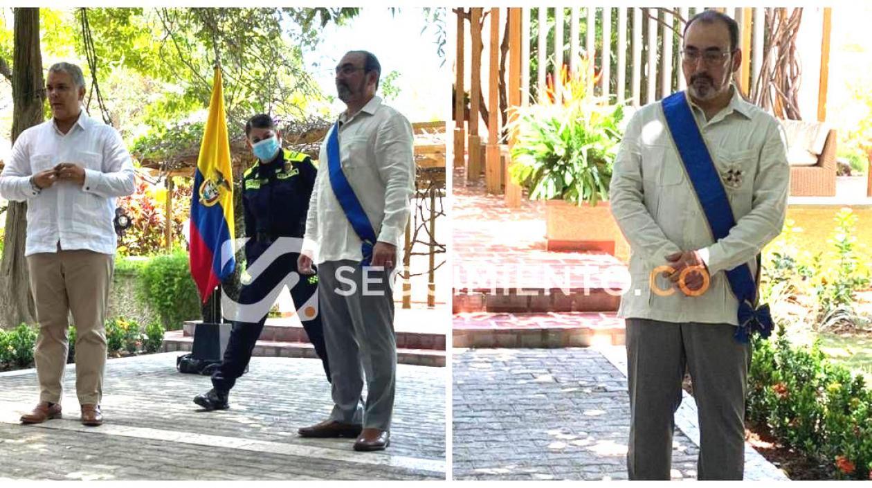 Acto de condecoración.