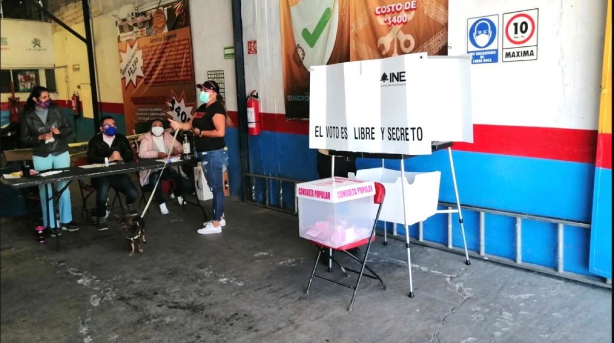 Escasa participación en las urnas.