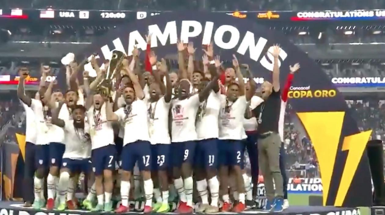 Celebración de los estadounidenses.