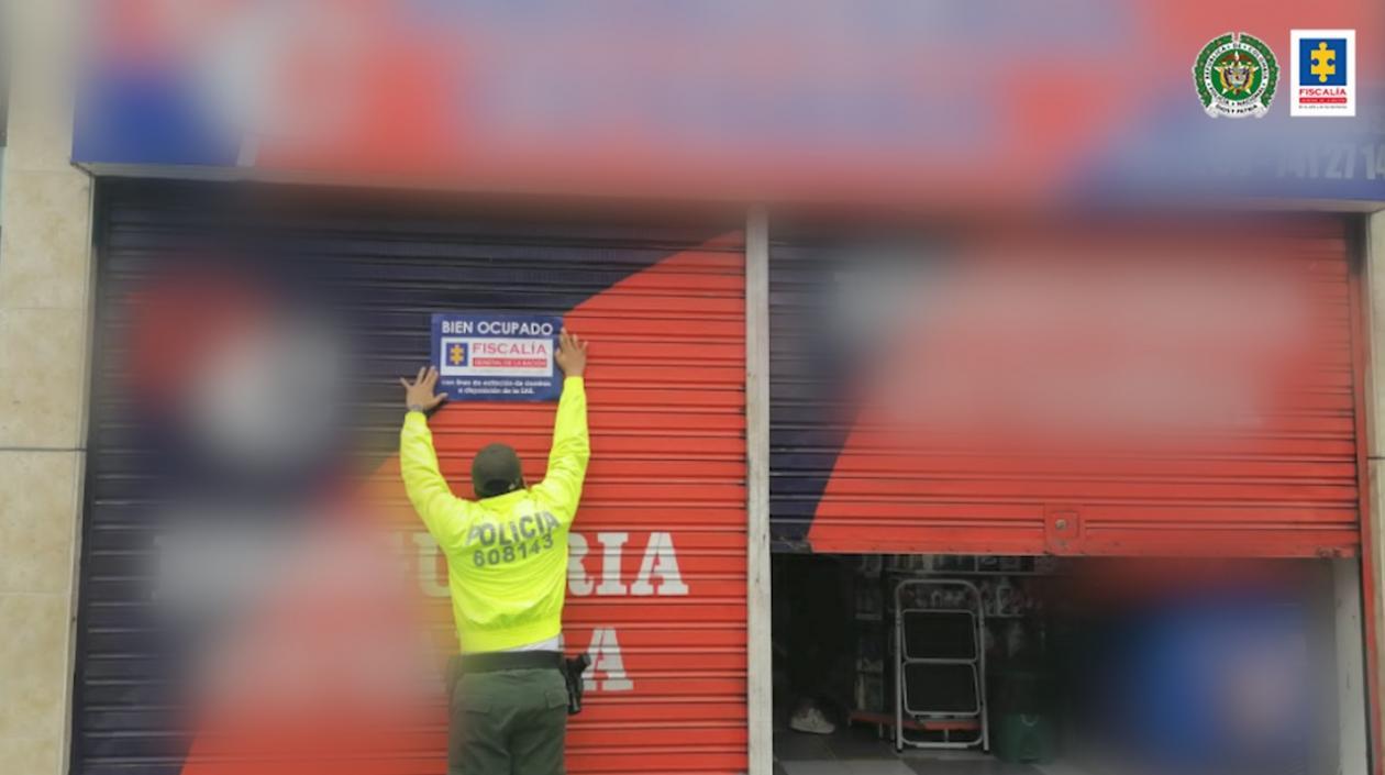 Extinción de dominio por parte de la Fiscalía y la Policía. 