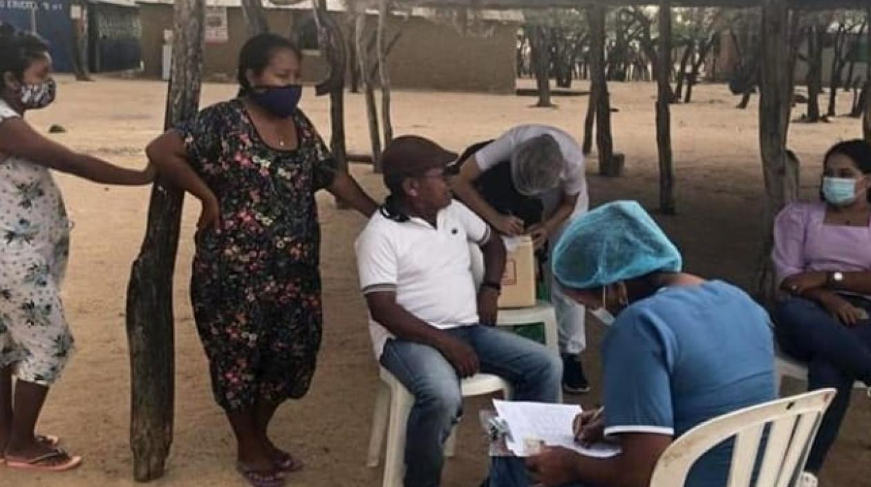 Imagen de la vacunación.