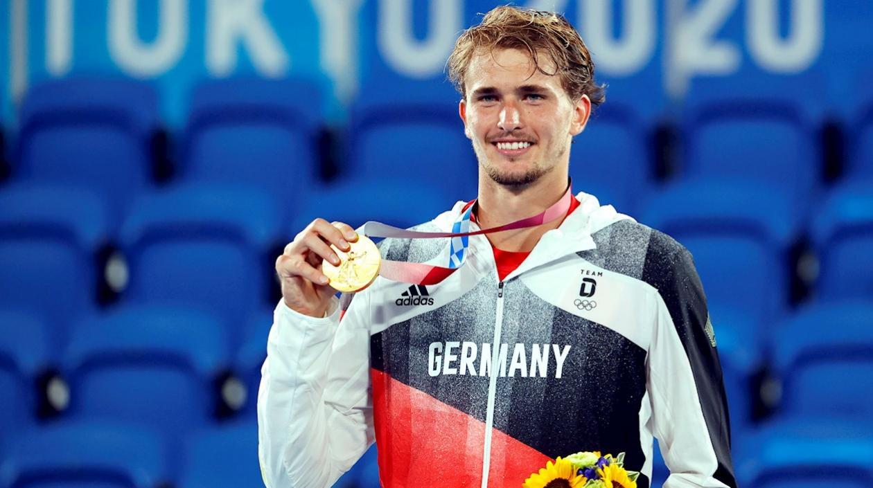 El tenista alemán Alexander Zverev.