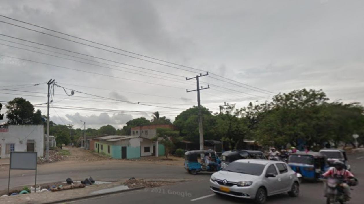 Barrio Ferrocarril, donde se presentó el crimen. 