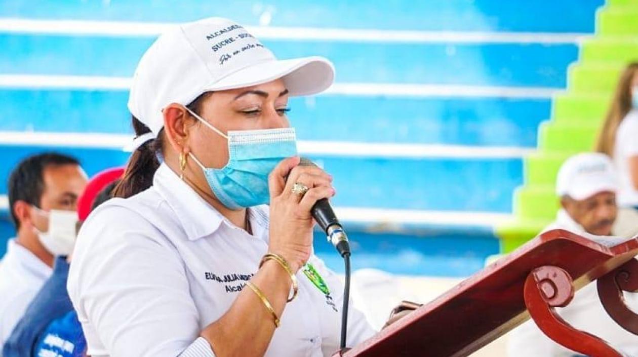 Elvira Julia Mercado, alcaldesa de Sucre, Sucre.