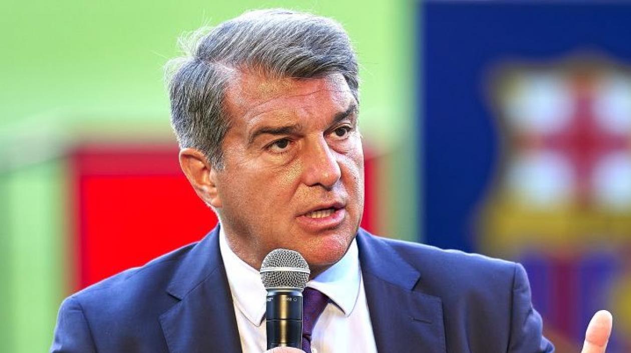 El presidente del Barcelona, Joan Laporta.