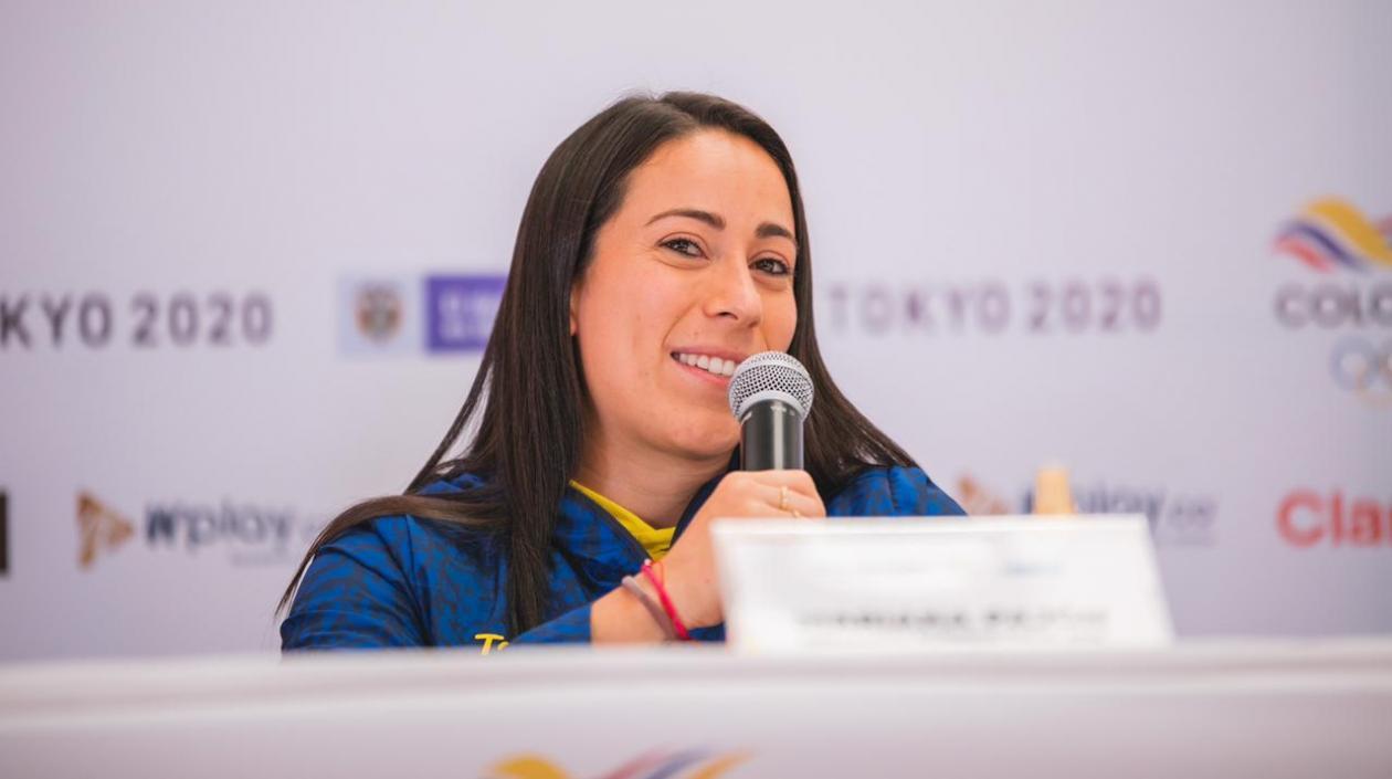 La colombiana Mariana Pajón.