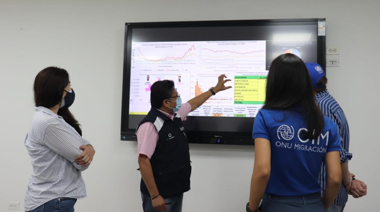 Visita de delegación de la OIM a Barranquilla.