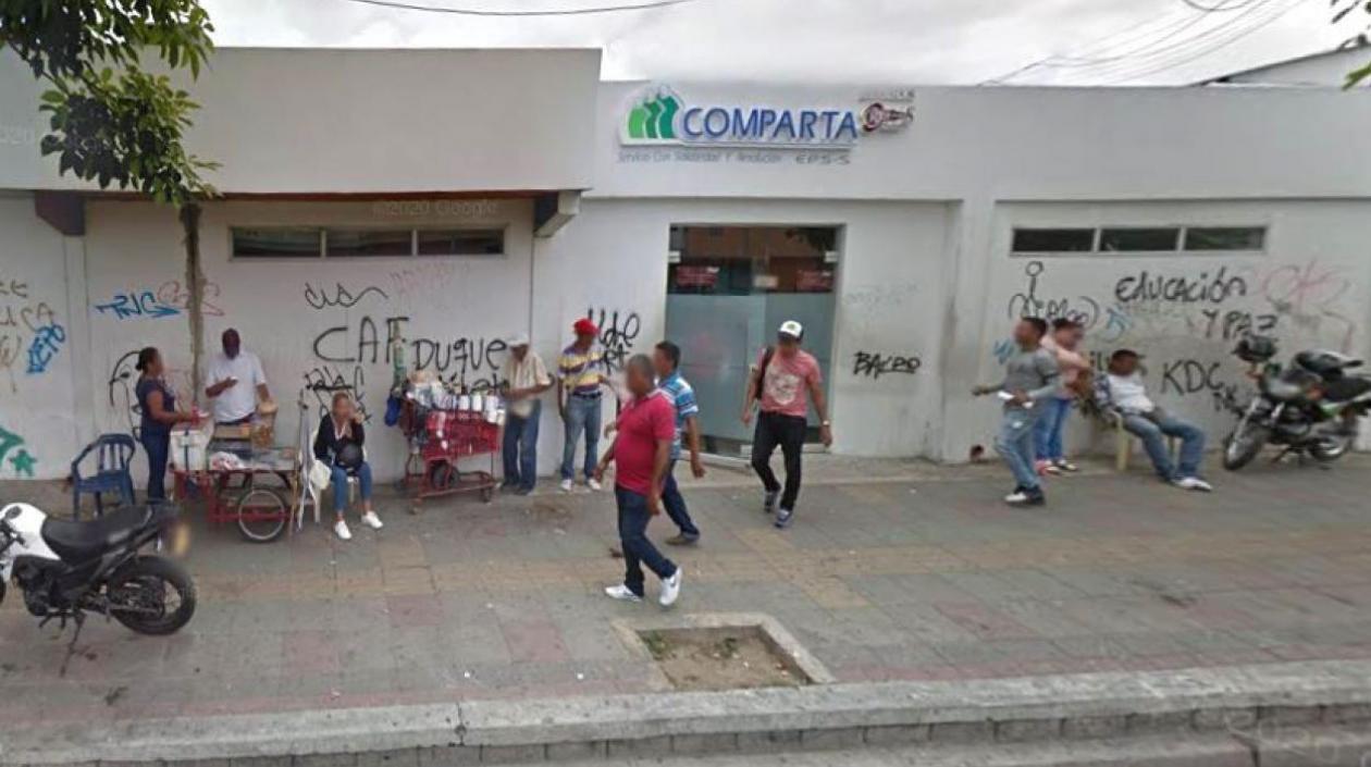 Sede de Comparta EPS en Barranquilla.