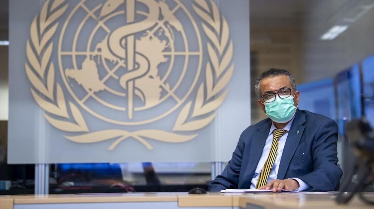El director general de la OMS, Tedros Adhanom Ghebreyesus.
