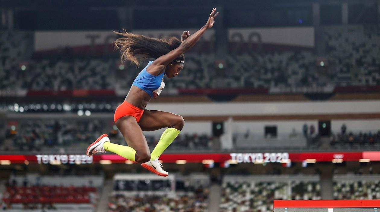 La colombiana Caterine Ibargüen.