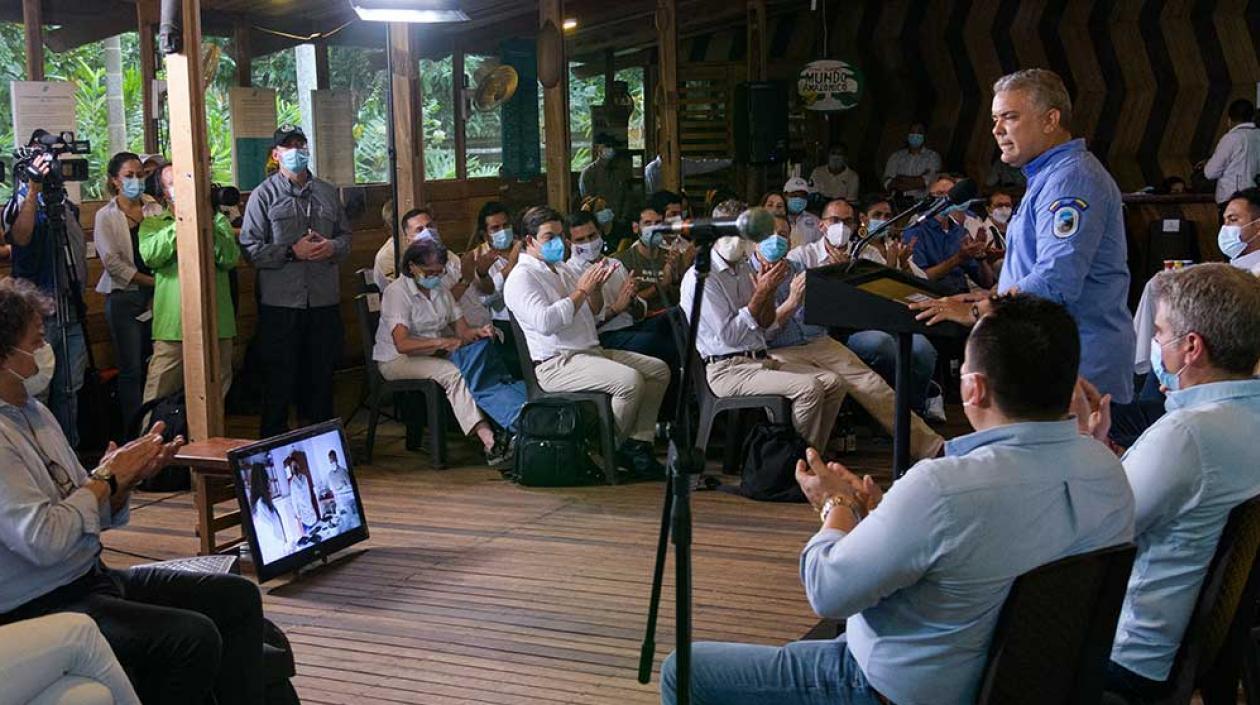 El Presidente de la República, Iván Duque.