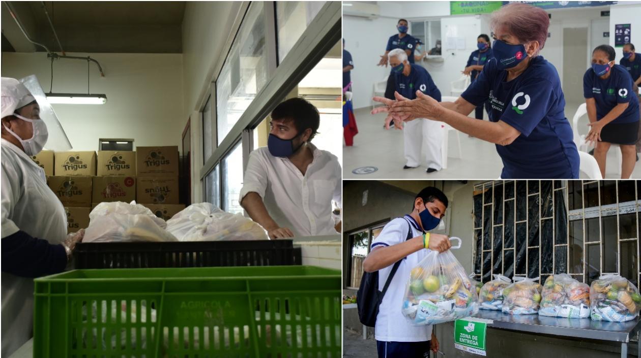 La seguridad alimentaria de la Alcaldía beneficia a adultos mayores, estudiantes y niños.