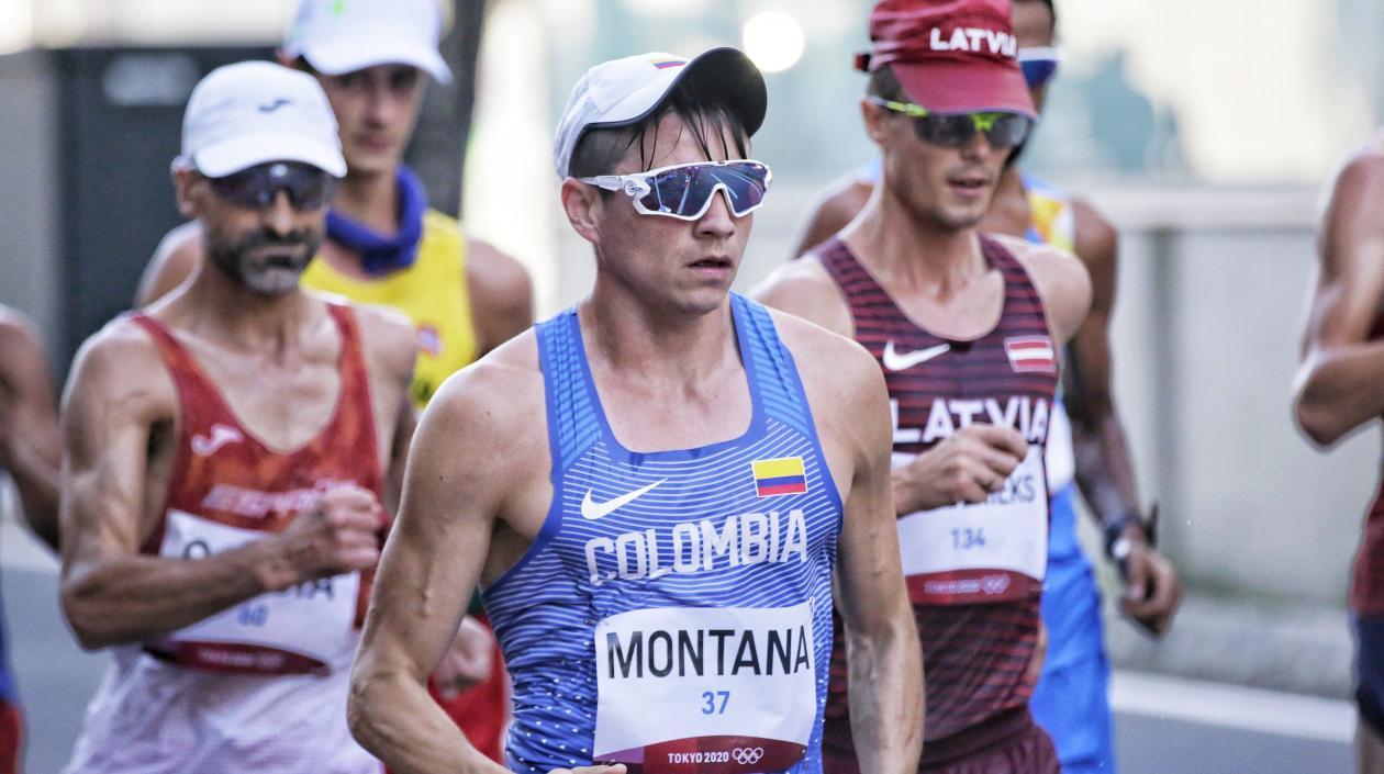 José Montaña, atleta colombiano. 