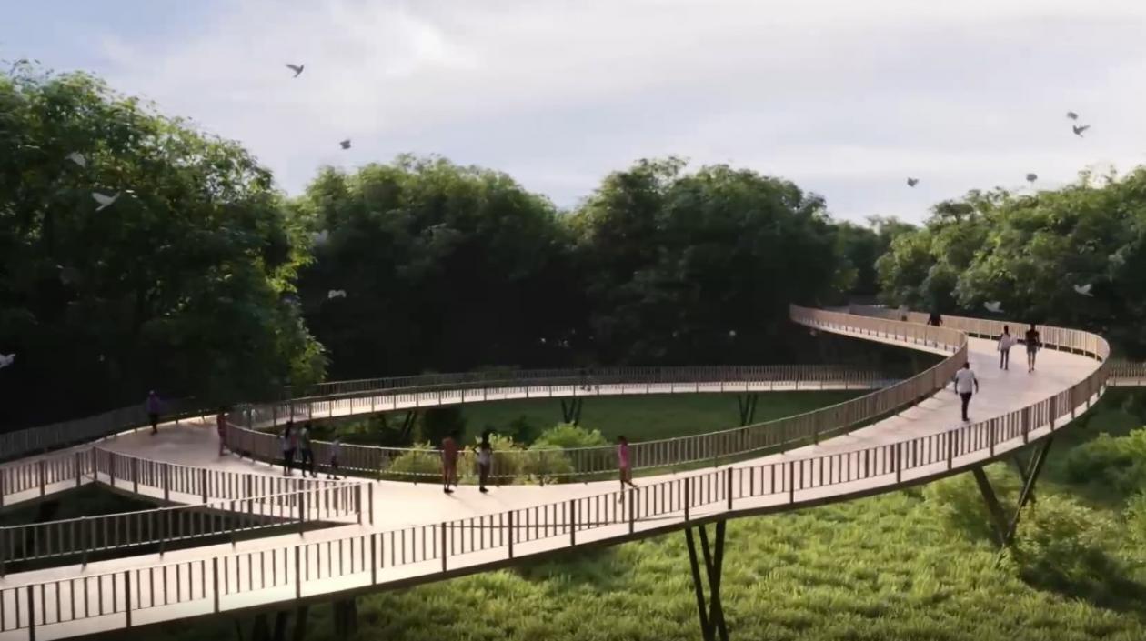 Imagen del proyecto de la Ciénaga de Mallorquín.