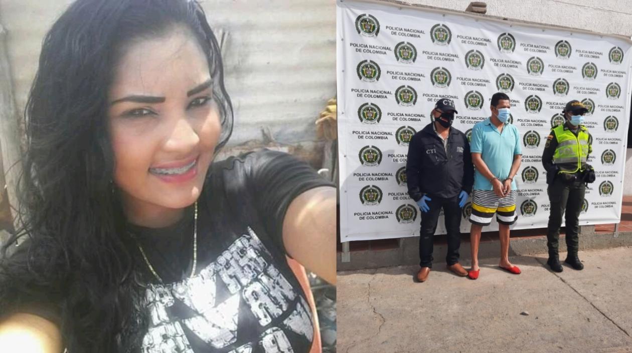 Dairelys Chiquinquirá Aguilar Fuenmayor (víctima); y Alberto Poveda Epinayu.